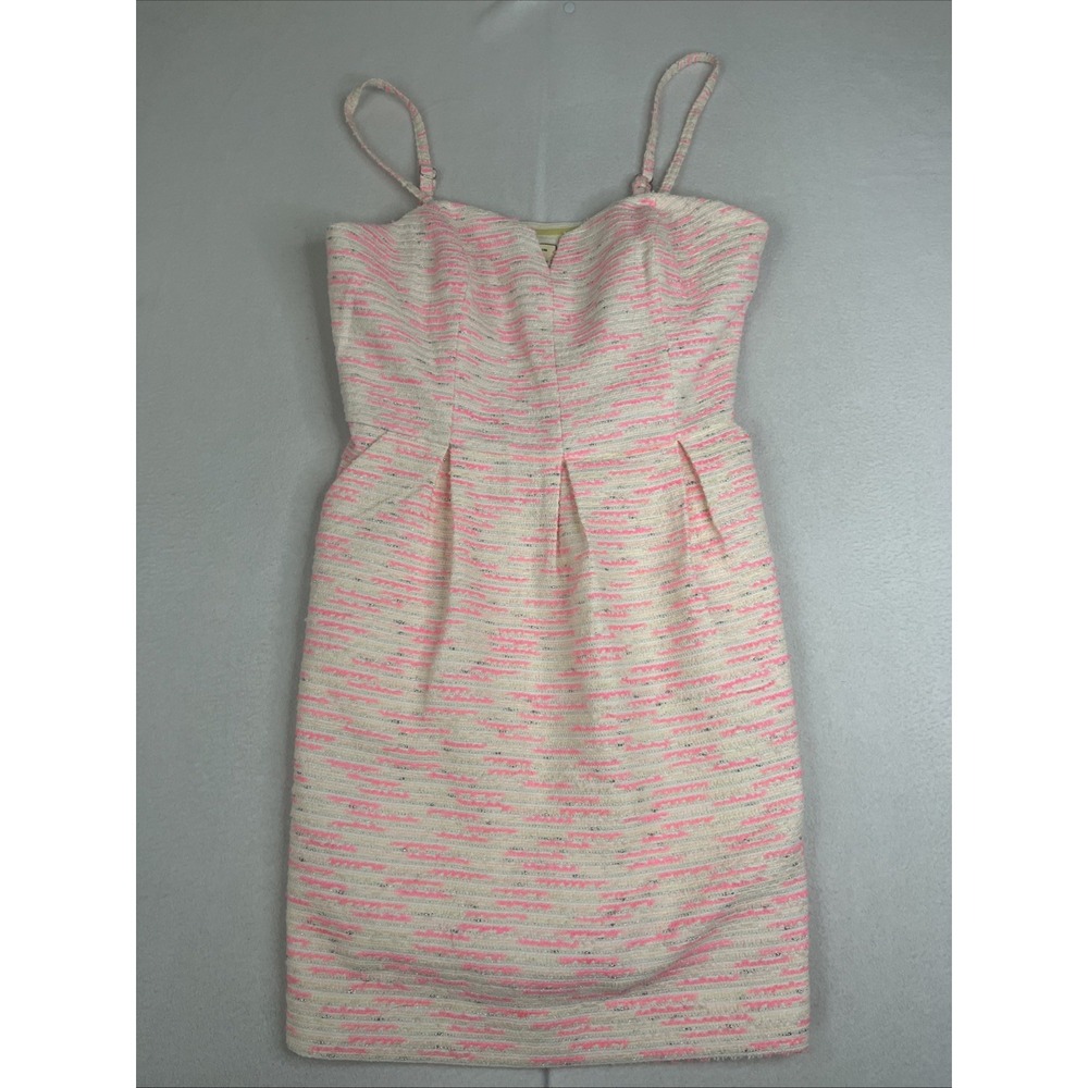 Moulinette Soeurs Anthropologie Pink Rose Textured A-Line Dress 8 43AOBYY432C